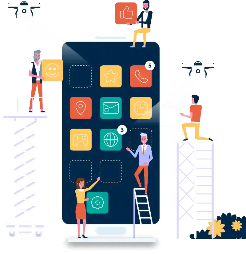 Aplicativos personalizados alinhados com os objectivos da sua empresa